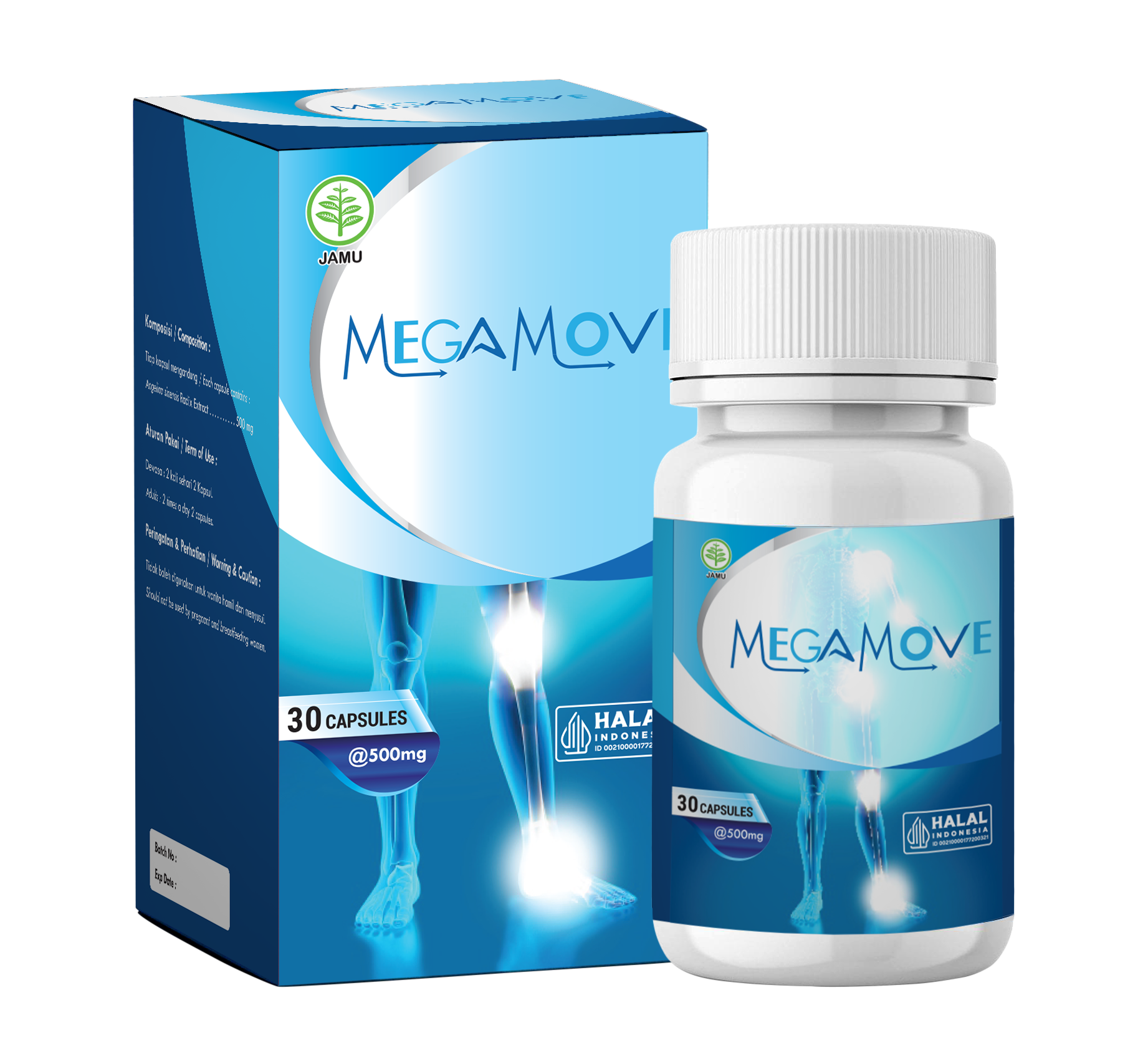 Megamove - Suplemen herbal terbaik untuk sendi sehat dan mobilitas optimal